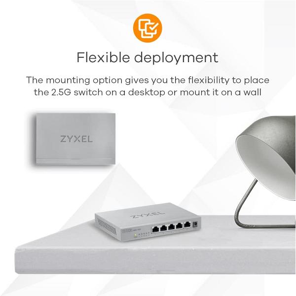 Zyxel 5-Port 2.5GbE Unmanaged Switch 5
